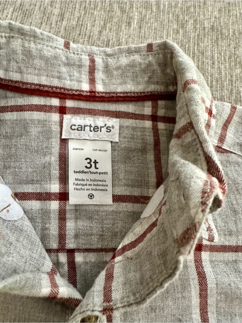Kids Clothes Bundle (Carter’s Tops and Cat&Jack pants) - 5 pieces - Picture 7 of 16